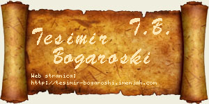 Tešimir Bogaroški vizit kartica